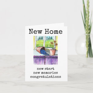 New Home, New Start, New Memorial Art Card