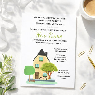 New Home Open House / Housewarming Party  Invitation