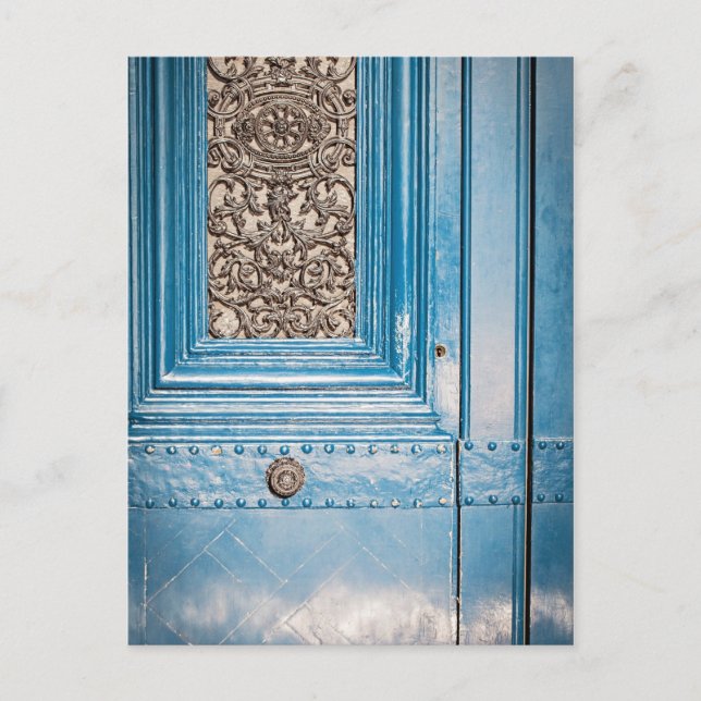 New Home - Paris Door Photo Postcard (Front)