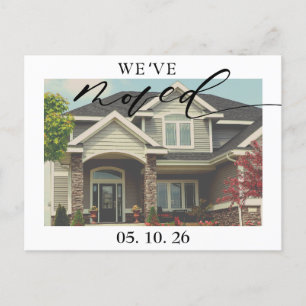  New Home Photo We Have Moved Moving Announcement Postcard