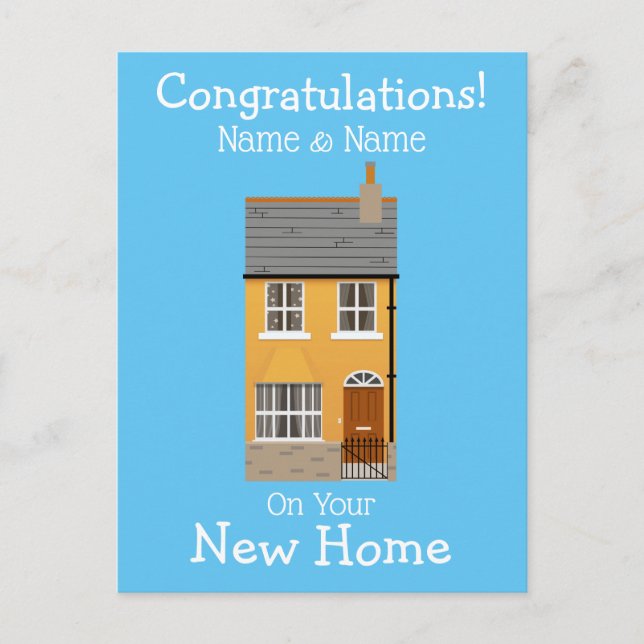 New Home Postcard (Front)