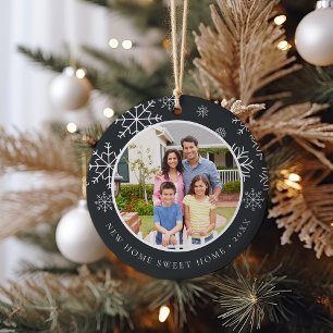 New Home Sweet Home   Photo Ceramic Ornament