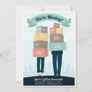 New Home *We're Moving* Moving Announcement