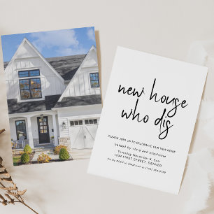 New Home Who Dis Housewarming Party Invitation