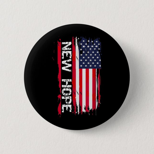 New Hope City 2 Inch Round Button (Front)