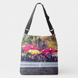 New Hope PA - Party at Outdoor Cafe Crossbody Bag