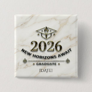 New Horizons Await / New Horizons 2 Inch Square Button