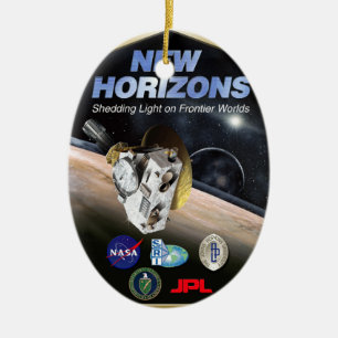 New Horizons Mission To Pluto! Ceramic Ornament