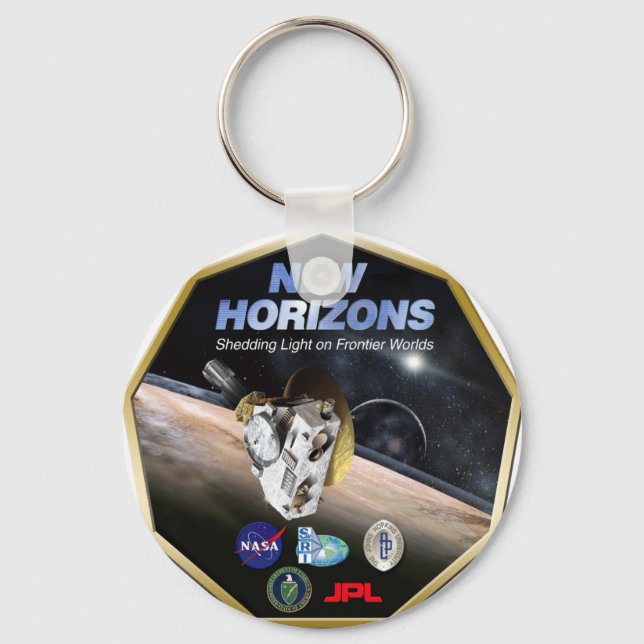 New Horizons Mission To Pluto! Keychain (Front)