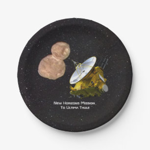 New Horizons Mission To Ultima Thule Paper Plate