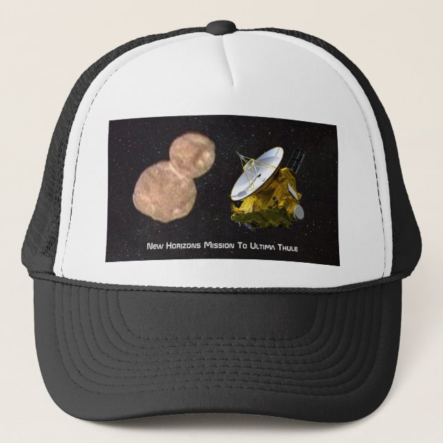 New Horizons Mission To Ultima Thule Trucker Hat (Front)
