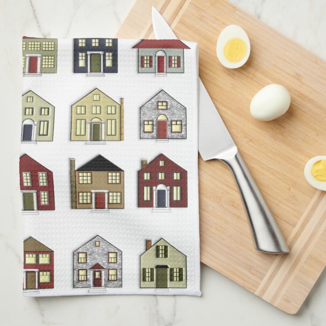 New House Kitchen Towel (Quarter Fold)