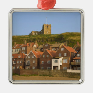 New housing and St Margarets church, Whitby, Metal Ornament