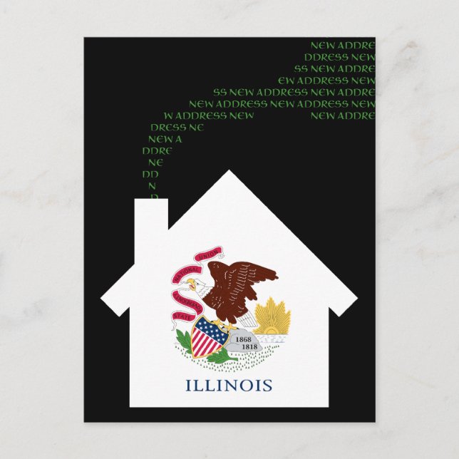new illinois address announcement postcard (Front)