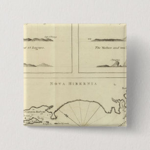 New Ireland 2 Inch Square Button