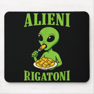 New Italian Brainrot Alieni Rigatoni Funny Viral M Mouse Pad