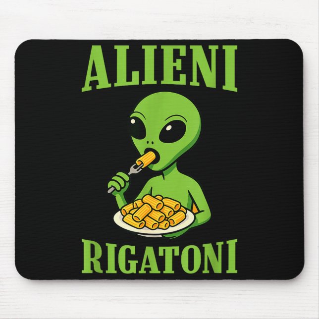 New Italian Brainrot Alieni Rigatoni Funny Viral M Mouse Pad (Front)