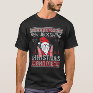 New Jack Swing Christmas Gnome Matching Family Ugl T-Shirt