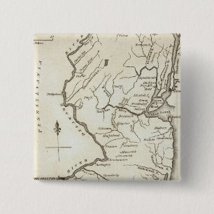 New Jersey 13 2 Inch Square Button