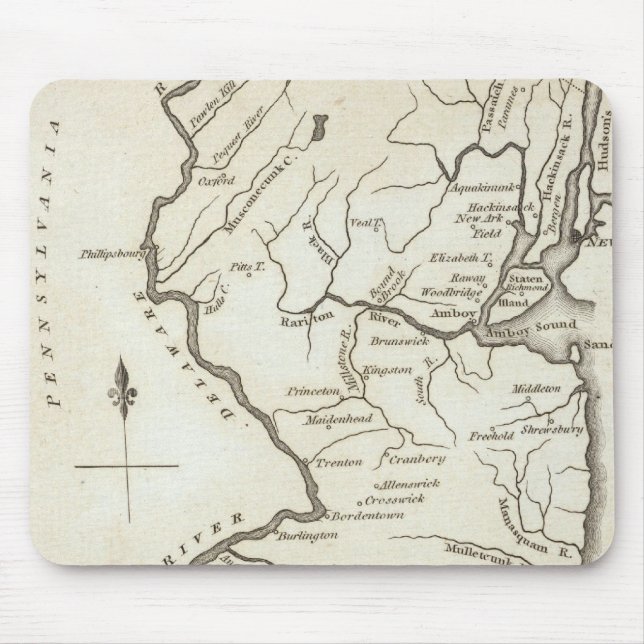 New Jersey 13 Mouse Pad (Front)