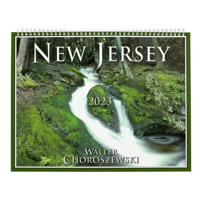 NEW JERSEY 2023 Calendar by Walter Choroszewski (Cover)