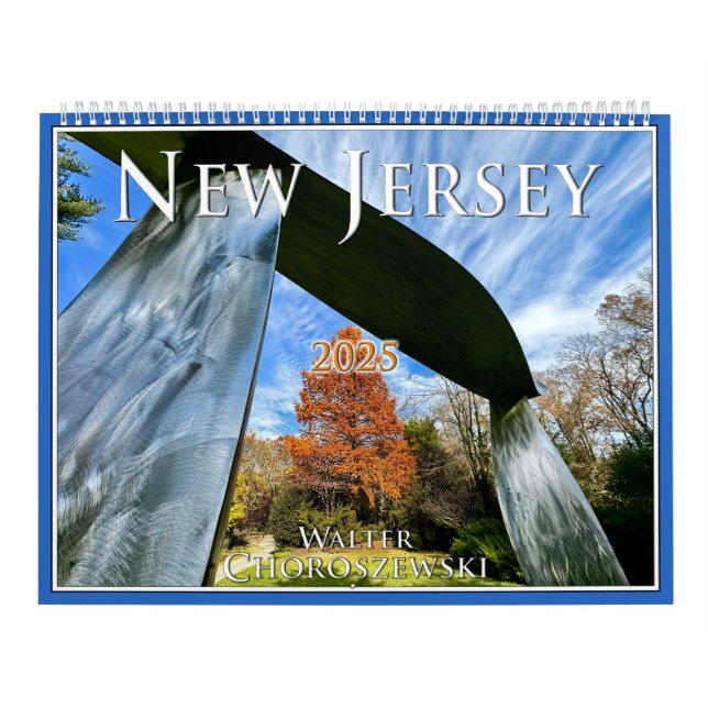 NEW JERSEY 2025 by Walter Choroszewski Calendar (Cover)