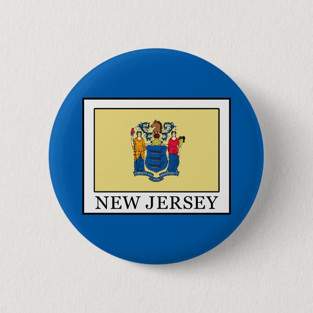 New Jersey 2 Inch Round Button (Front)
