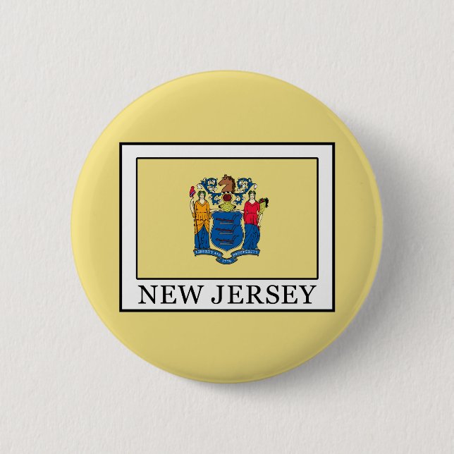 New Jersey 2 Inch Round Button (Front)