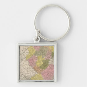 New Jersey 4 Keychain