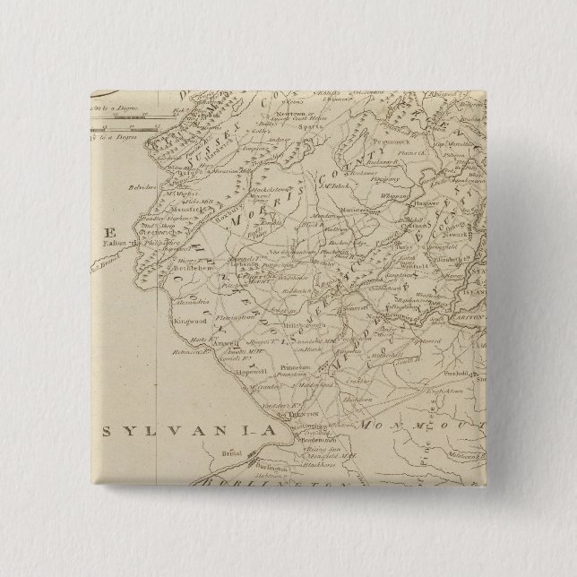 New Jersey 8 2 Inch Square Button (Front)