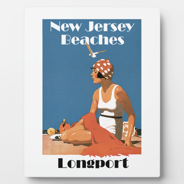 New Jersey Beaches ~ Longport Plaque (Front)
