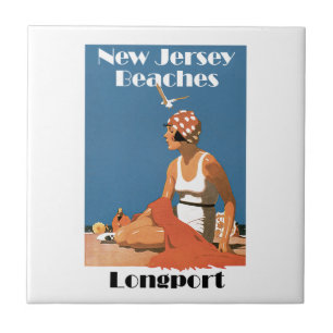 New Jersey Beaches ~ Longport Tile