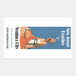 New Jersey Beaches ~ Ventnor City Sticker