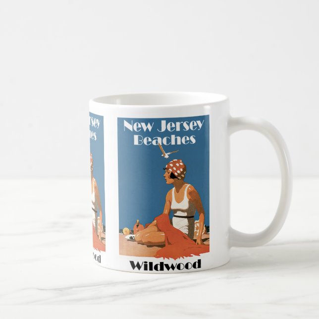New Jersey Beaches ~ Wildwood Coffee Mug (Right)