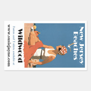 New Jersey Beaches ~ Wildwood Sticker