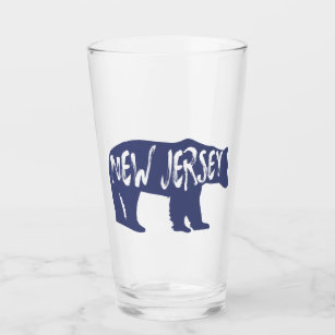 New Jersey Bear Glass