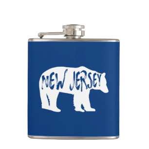 New Jersey Bear Hip Flask
