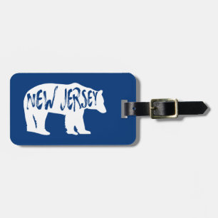 New Jersey Bear Luggage Tag