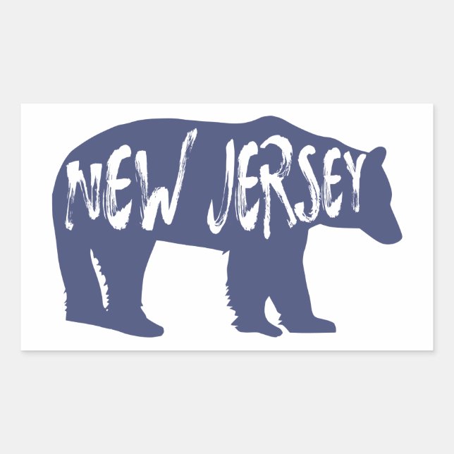 New Jersey Bear Sticker (Front)