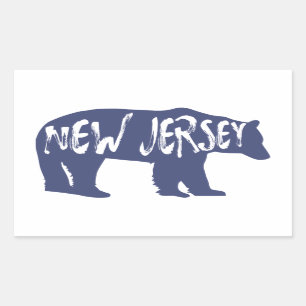 New Jersey Bear Sticker