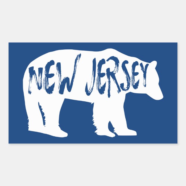 New Jersey Bear Sticker (Front)