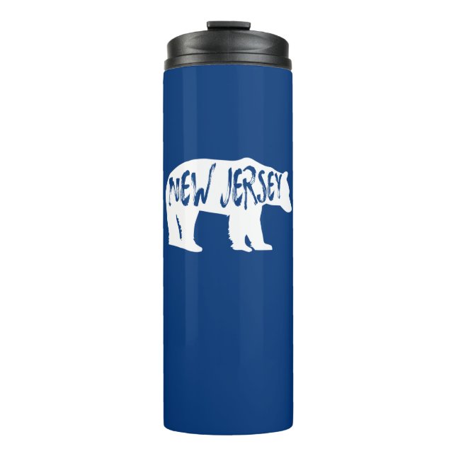 New Jersey Bear Thermal Tumbler (Front)