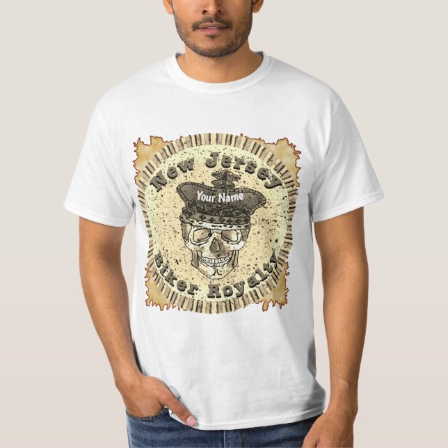 New Jersey Biker  T-Shirt (Front)