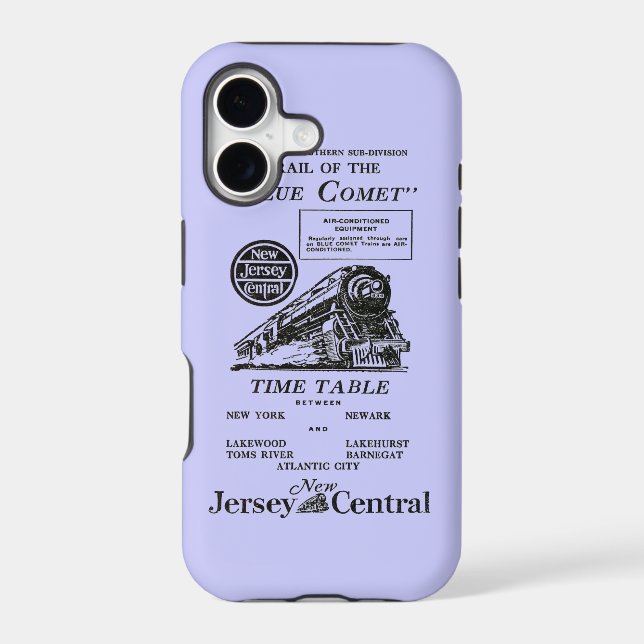 New Jersey Central Blue Comet Train (Back)
