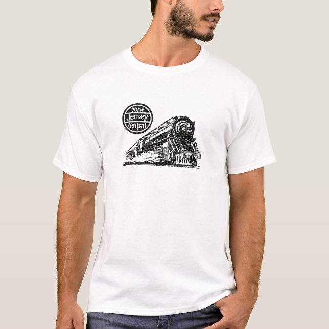 New Jersey Central Steam Engine T-Shirt (Front)