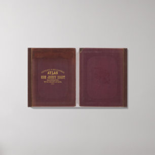 New Jersey coast historical atlas Canvas Print