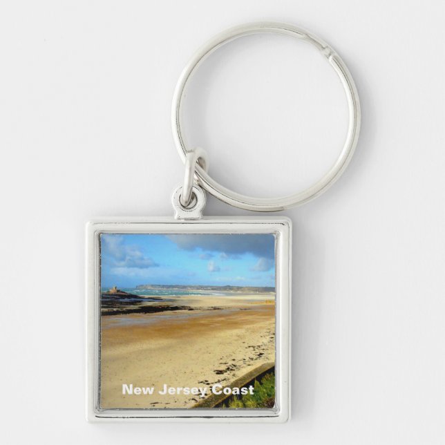 New Jersey Coast, NJ Keychain (Front)