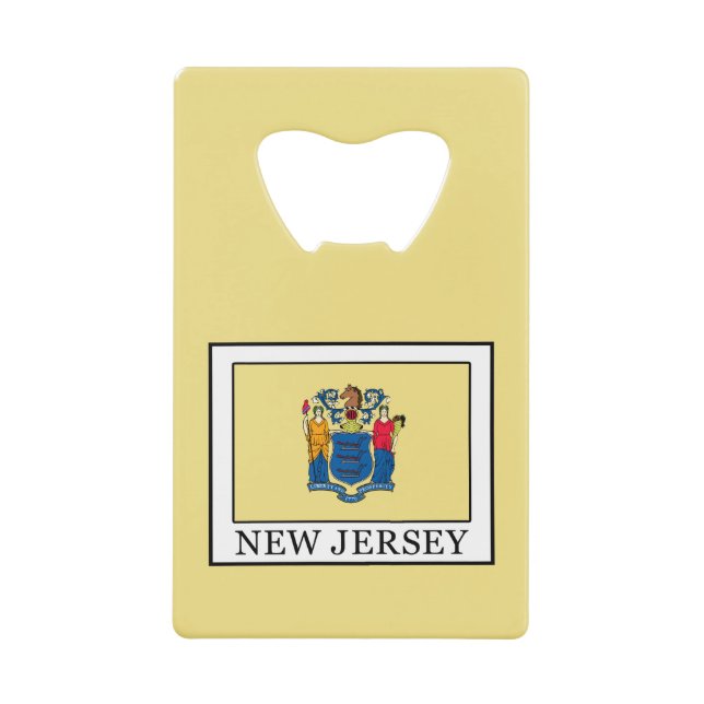 New Jersey Credit Card Bottle Opener (Front)