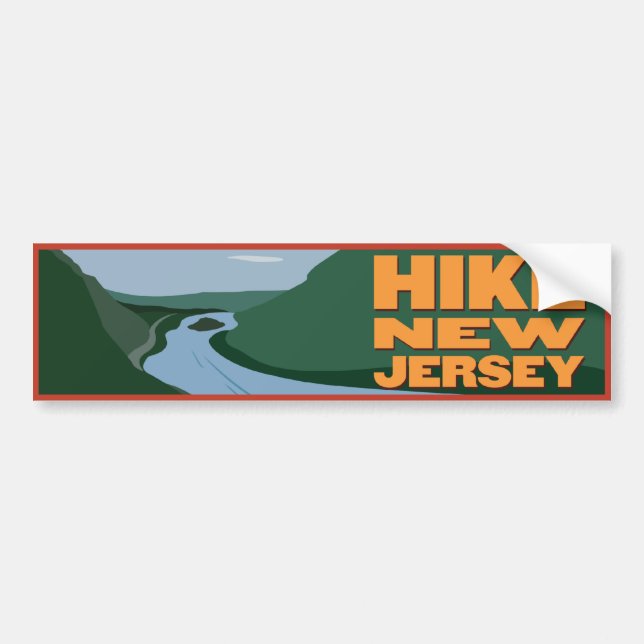 New Jersey de hausse - autocollant (Devant)