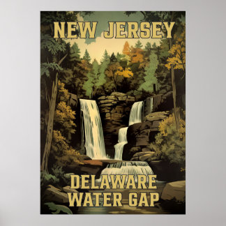 New Jersey Delaware water gap 02 Poster